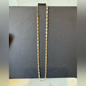 Elegant Gold Chain Necklace, 15”